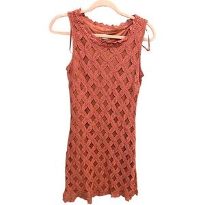 Altar’d State Pink Lace Sleeveless Dress Size Medium EUC G0070